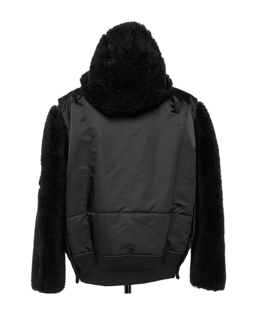 Panelled Hooded Jacket