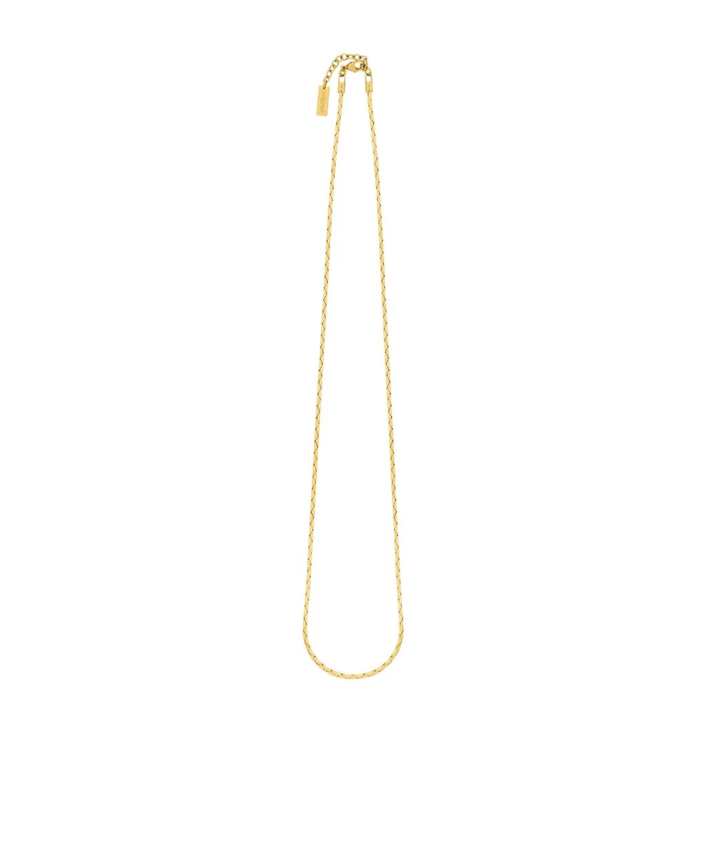 Cobra-Chain Necklace In Metal