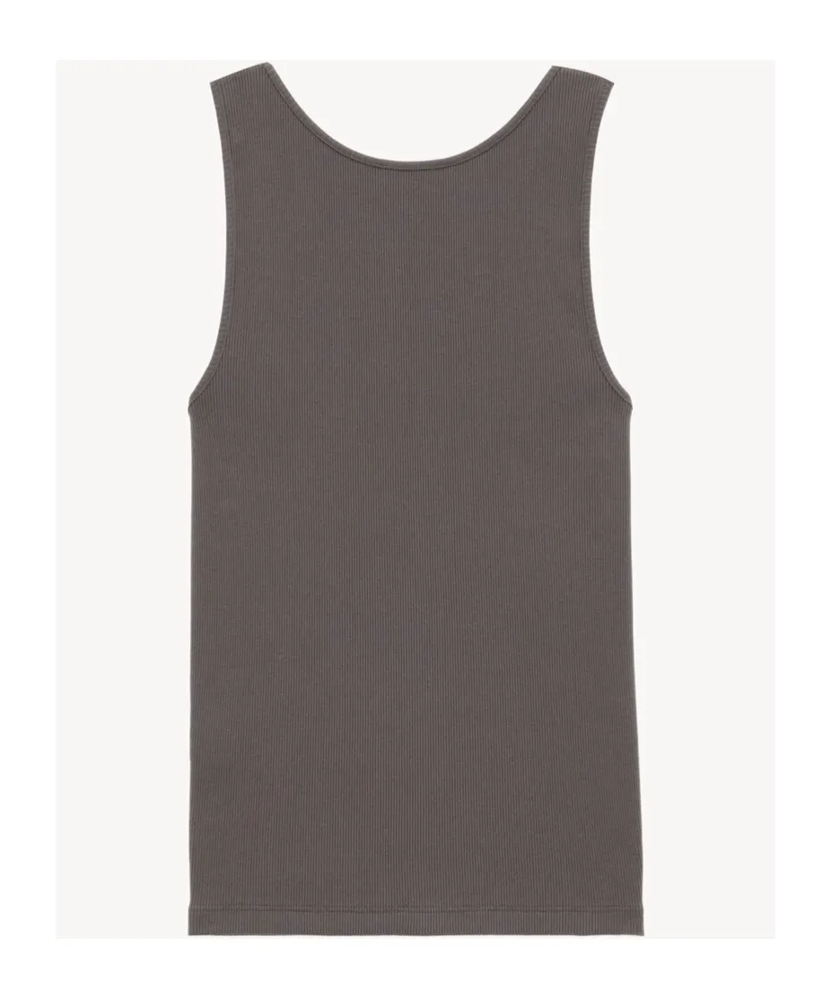 Cassandre Logo Embroidered Tank Top
