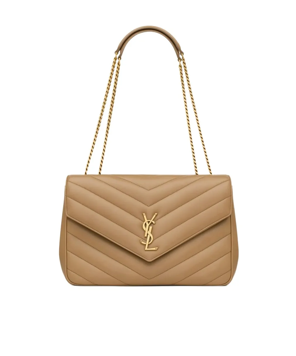 Loulou Foldover Top Large Shoulder Bag
