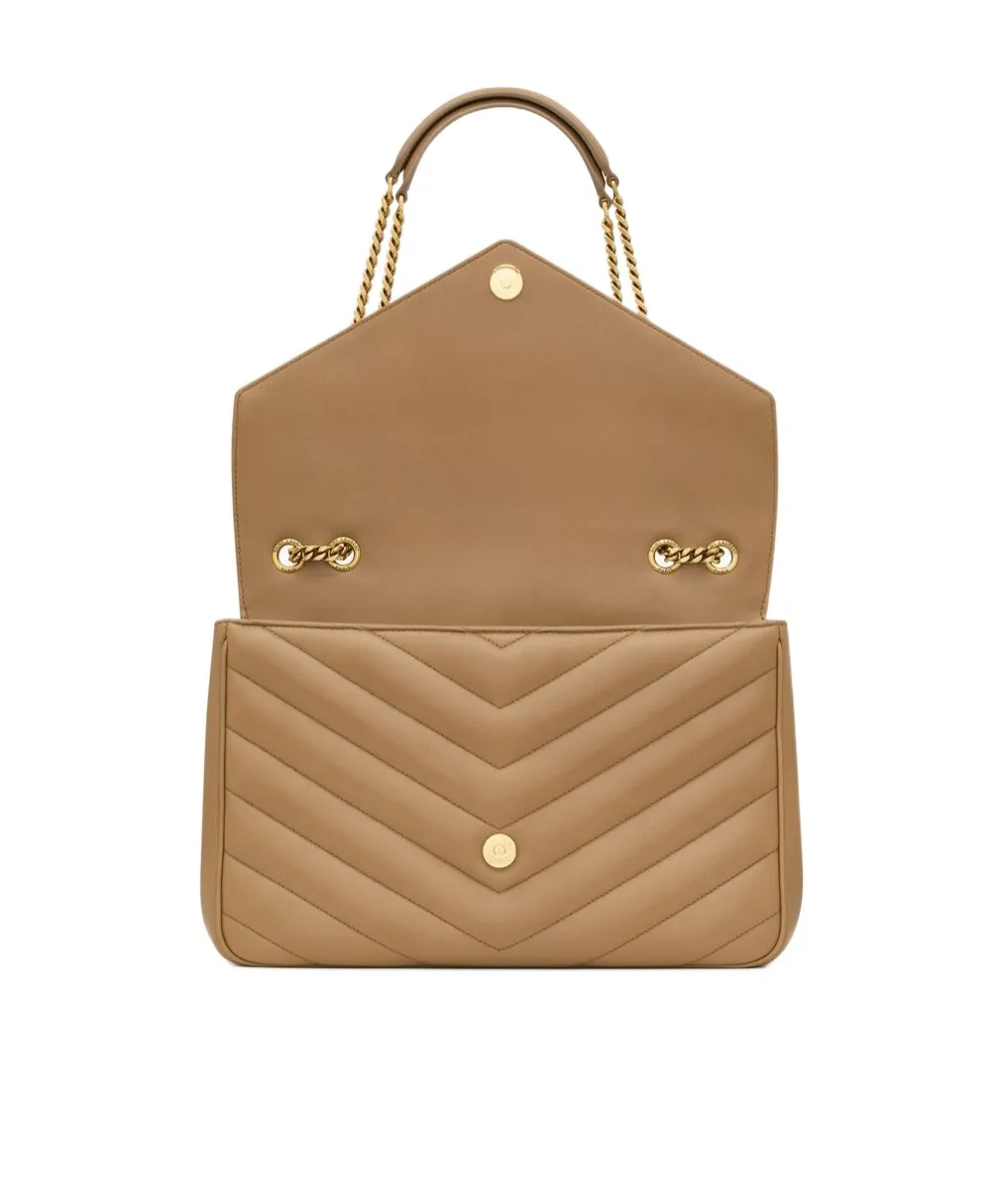 Loulou Foldover Top Large Shoulder Bag