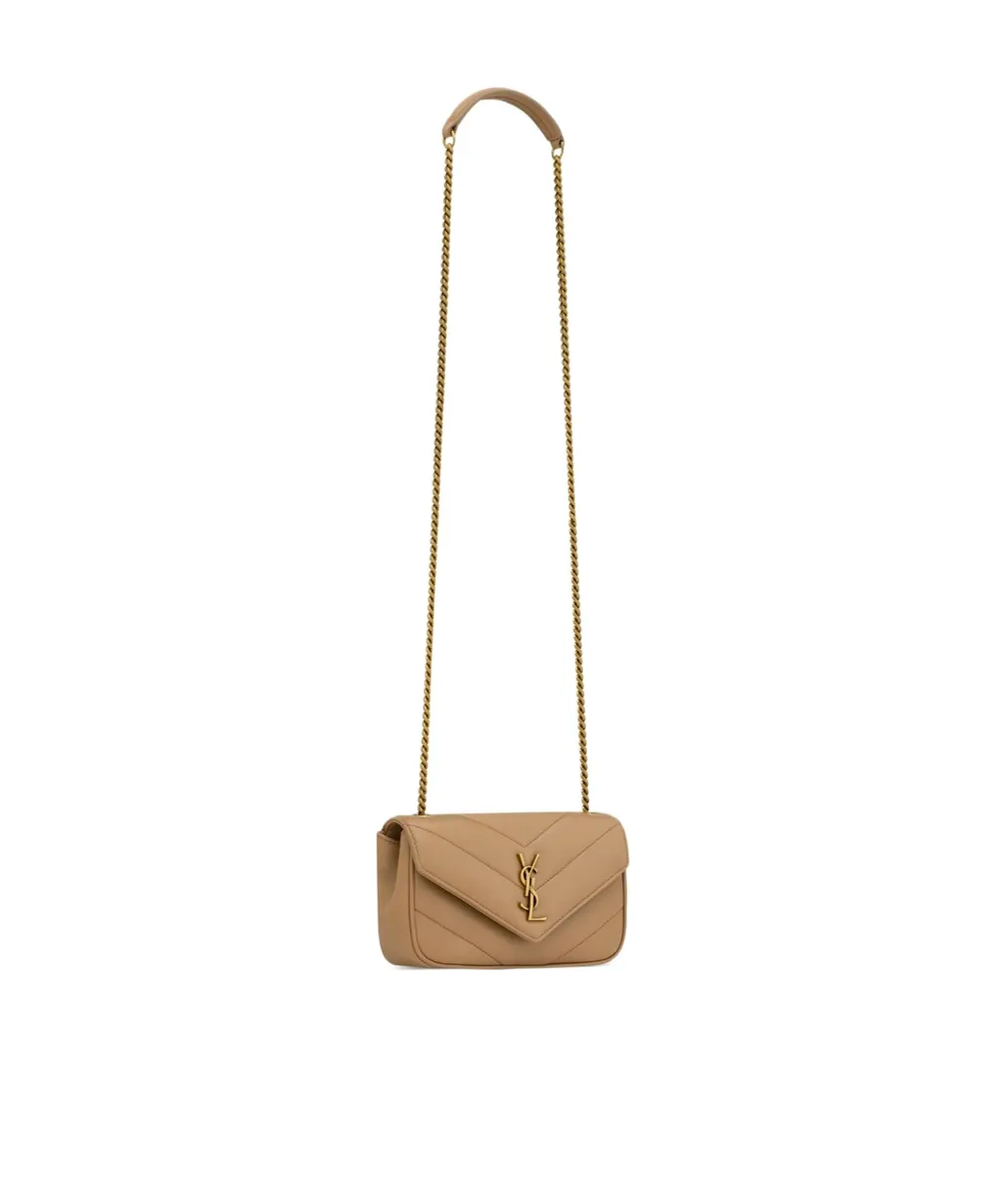 Loulou Logo Plaque Mini Shoulder Bag