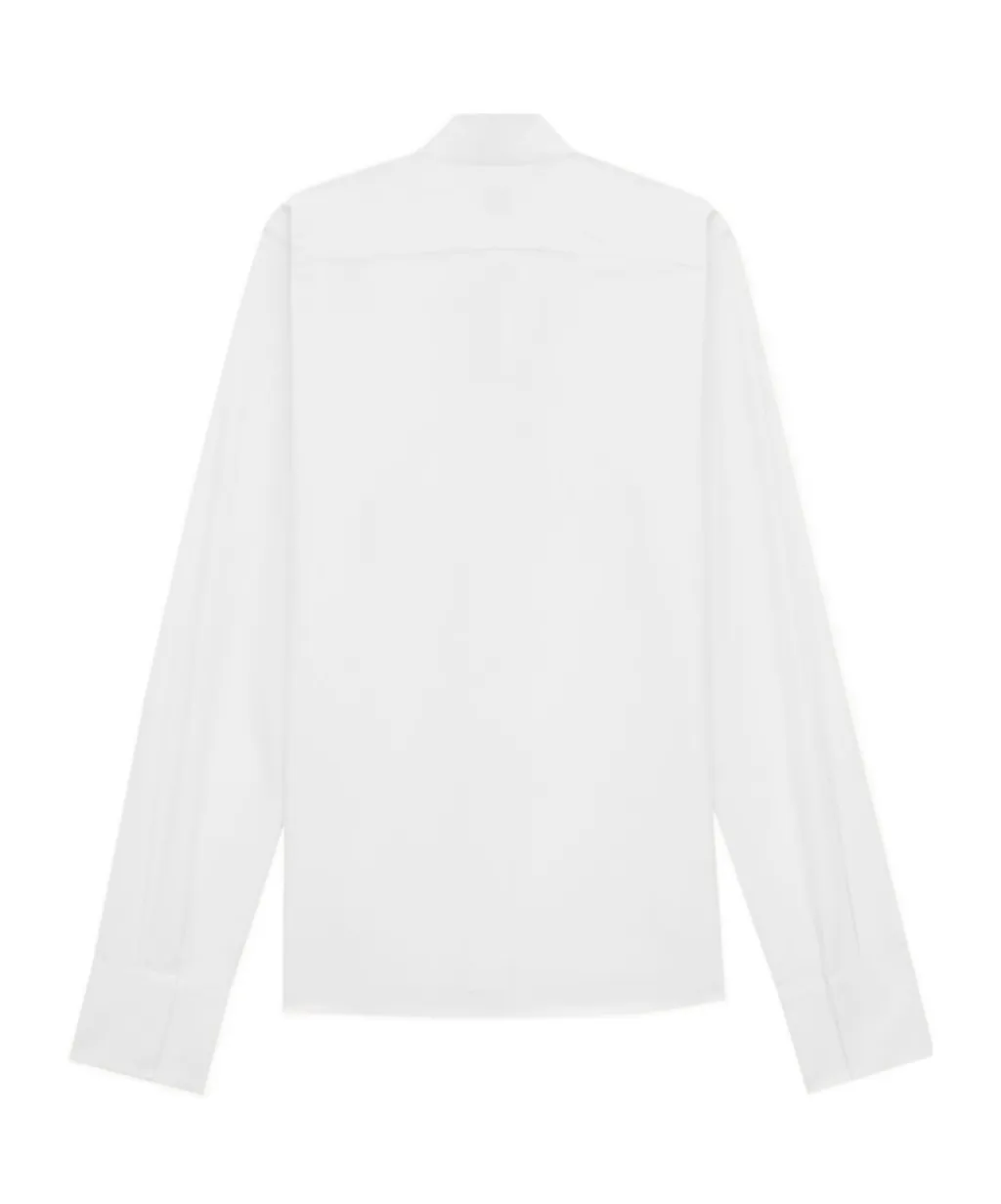 Wing-Collar Button-Up Shirt