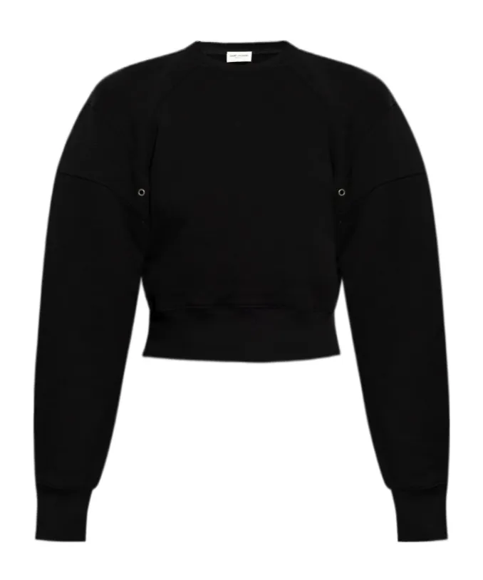 Balloon-Sleeved Sweatshirt