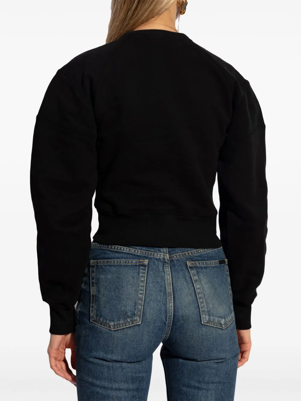 Balloon-Sleeved Sweatshirt