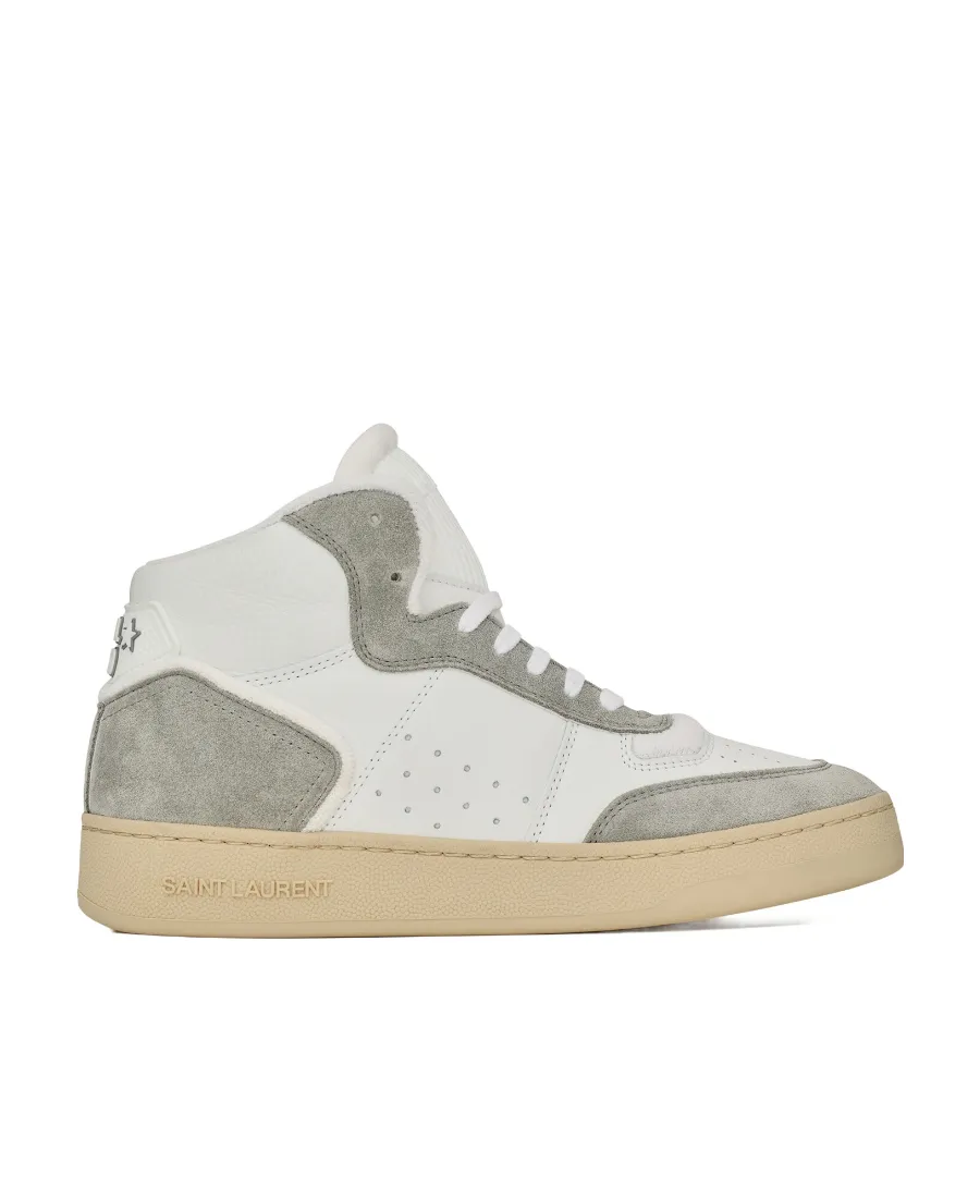 Sl/80 Logo Embossed High-Top Sneakers