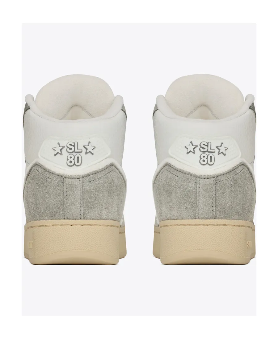 Sl/80 Logo Embossed High-Top Sneakers