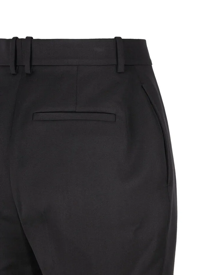 Mid-Rise Straight Leg Pants