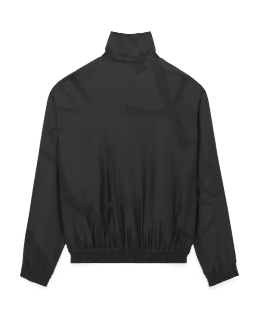 Logo Printed Zip-Up Jacket