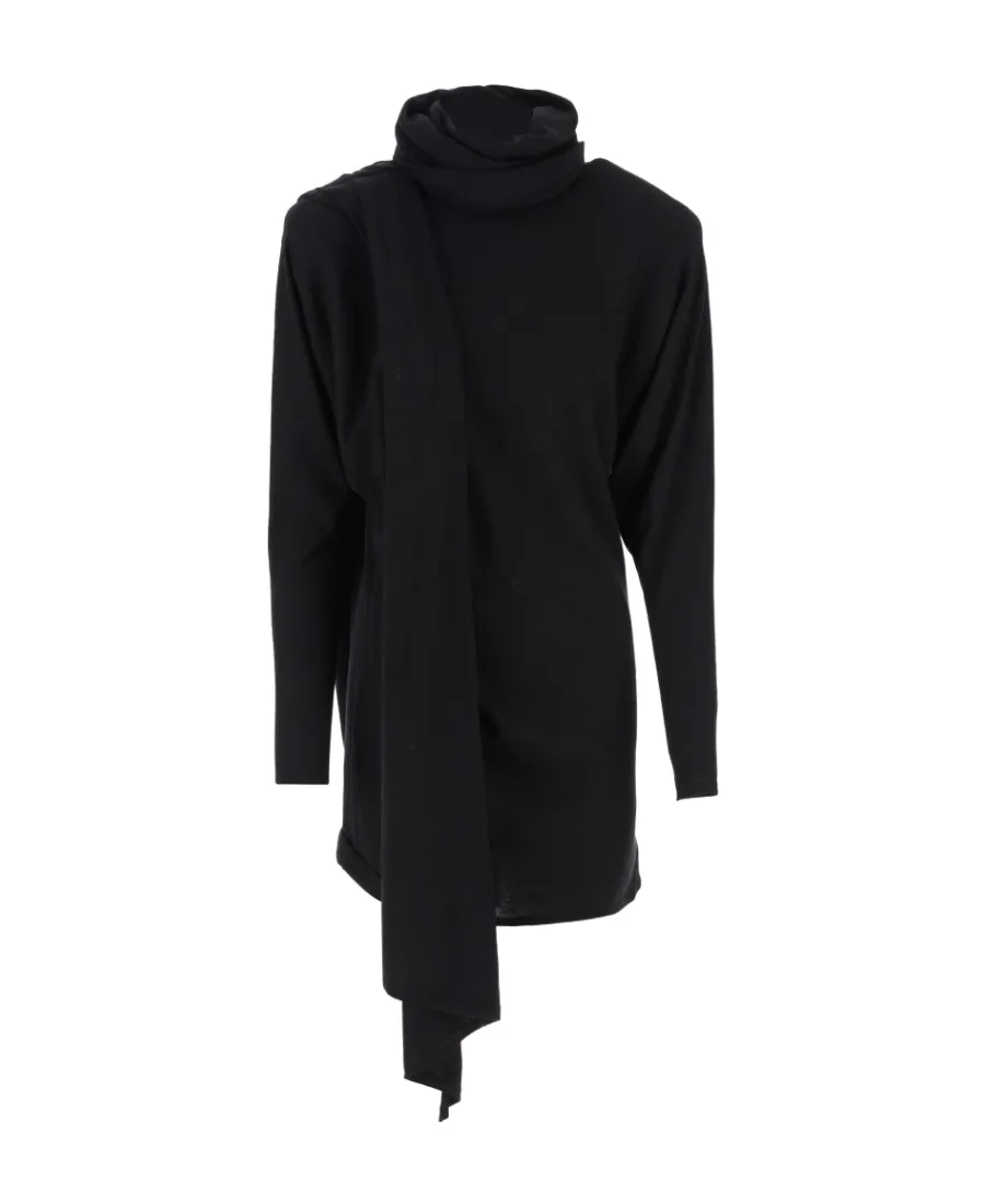 Long-Sleeved Hooded Dress