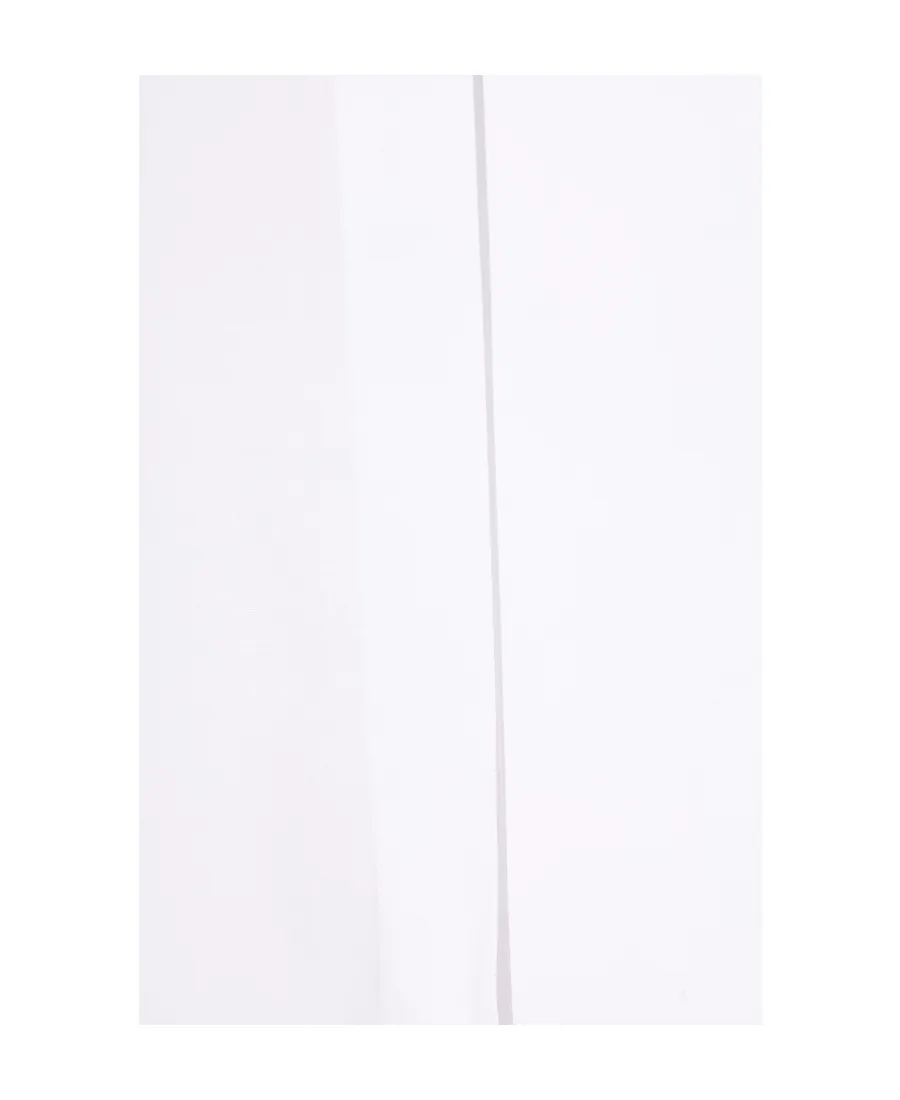 Straight Hem Poplin Shirt