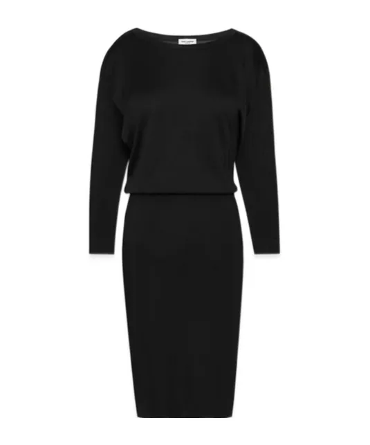 Backless Long-Sleeved Dress