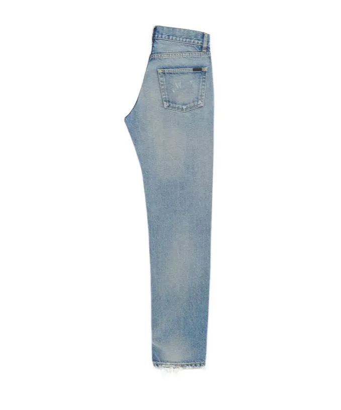 Low-Rise Straight Leg Jeans