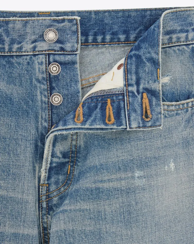 Low-Rise Straight Leg Jeans