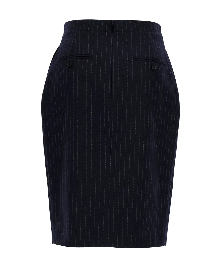 Striped Pencil Skirt
