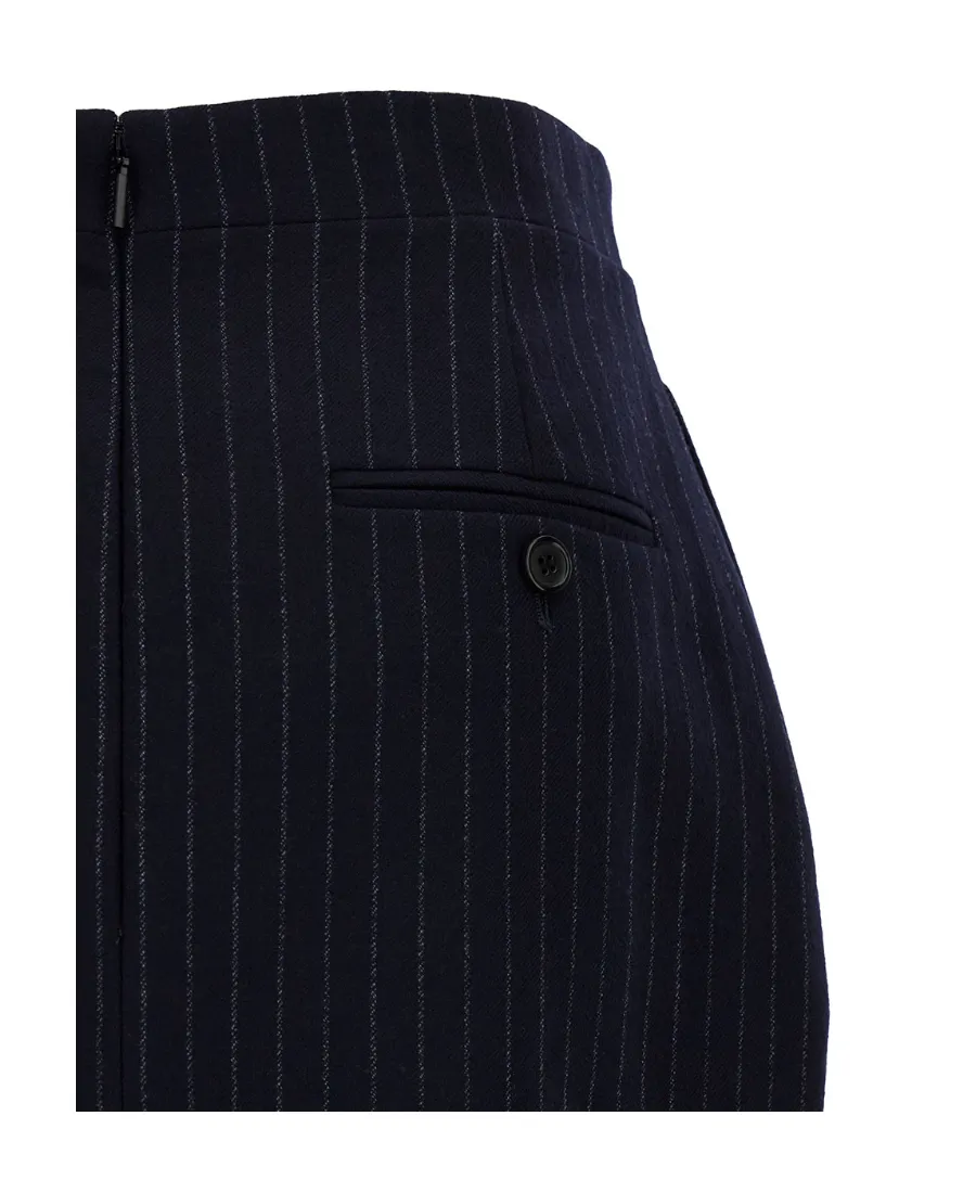 Striped Pencil Skirt