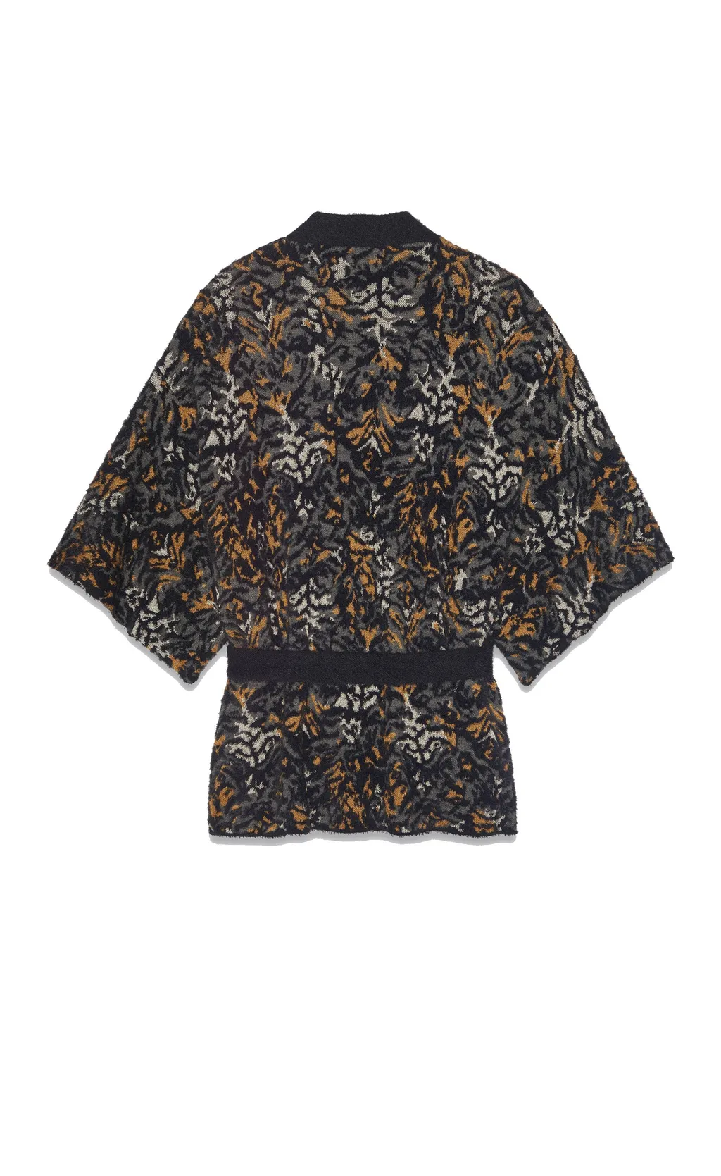 V-Neck Tied Short-Sleeved Cardigan