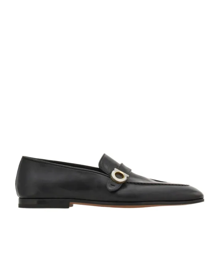 Logo Plaque Slip-On Loafers