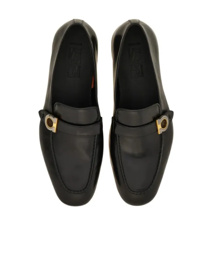 Logo Plaque Slip-On Loafers