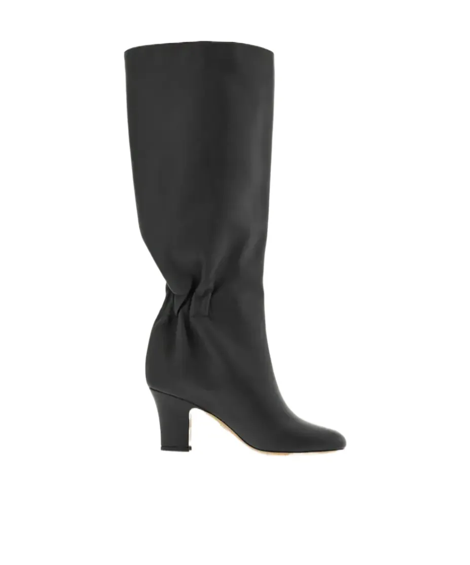Knee Boot With Ruched Detail