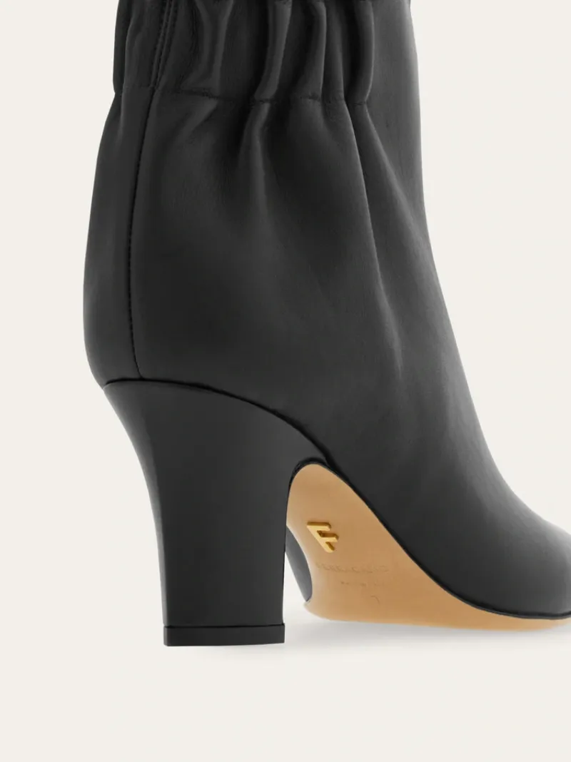 Knee Boot With Ruched Detail