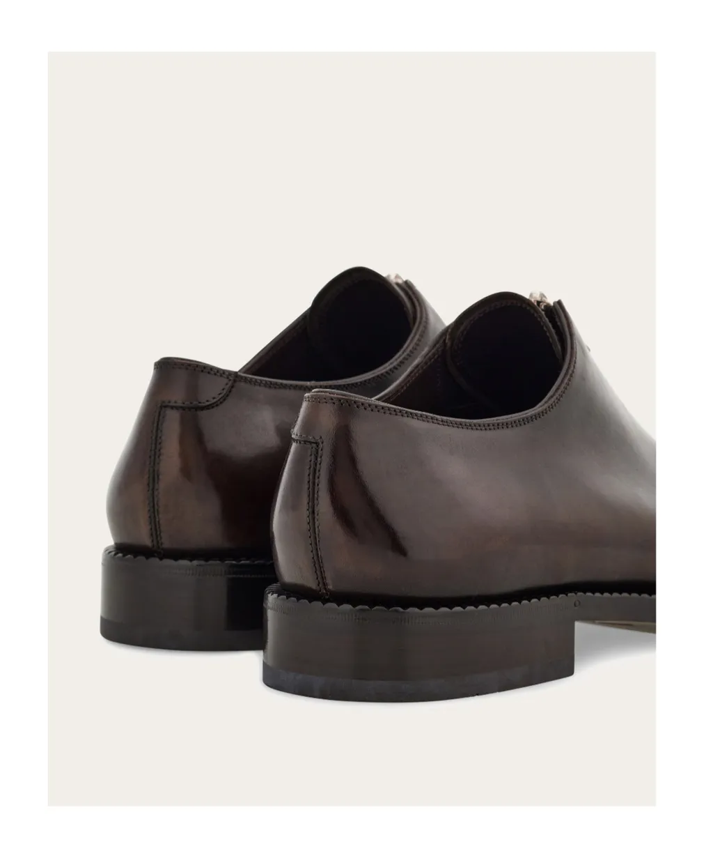 Derby Shoe With Zip Detail