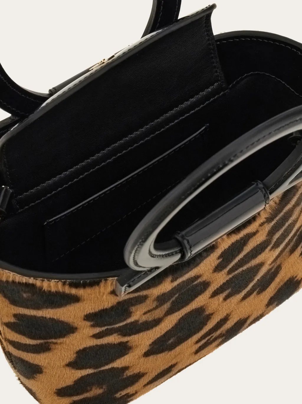 Leopard Printed Mini Tote Bag