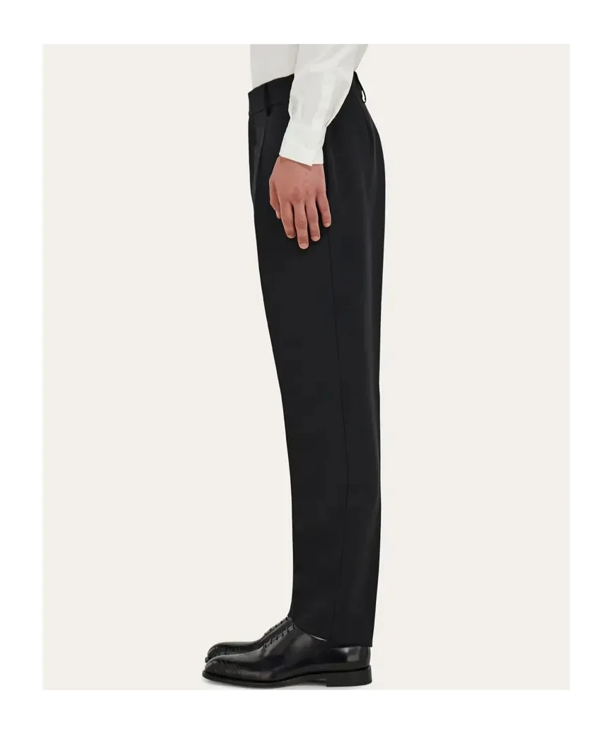 Straight-Leg Tailored Trousers