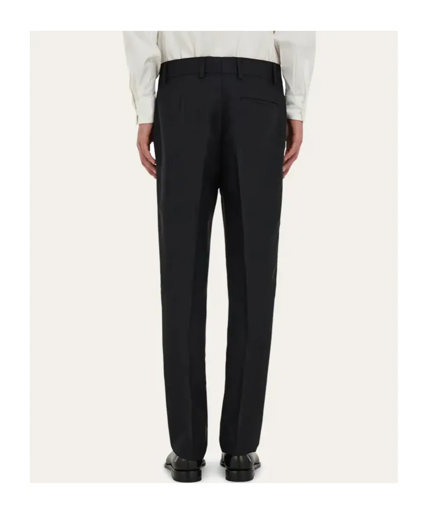 Straight-Leg Tailored Trousers