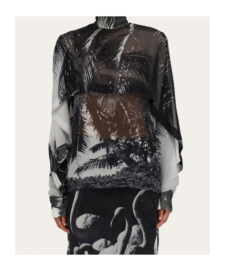Trinidad Print Georgette Shirt