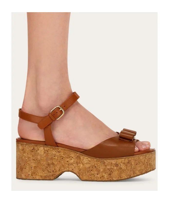 Iconic Bow Wedge Sandal