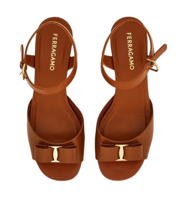 Iconic Bow Wedge Sandal