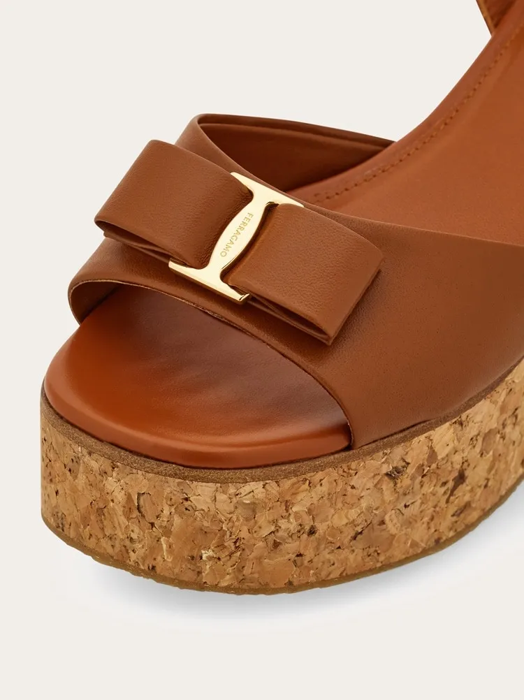 Iconic Bow Wedge Sandal