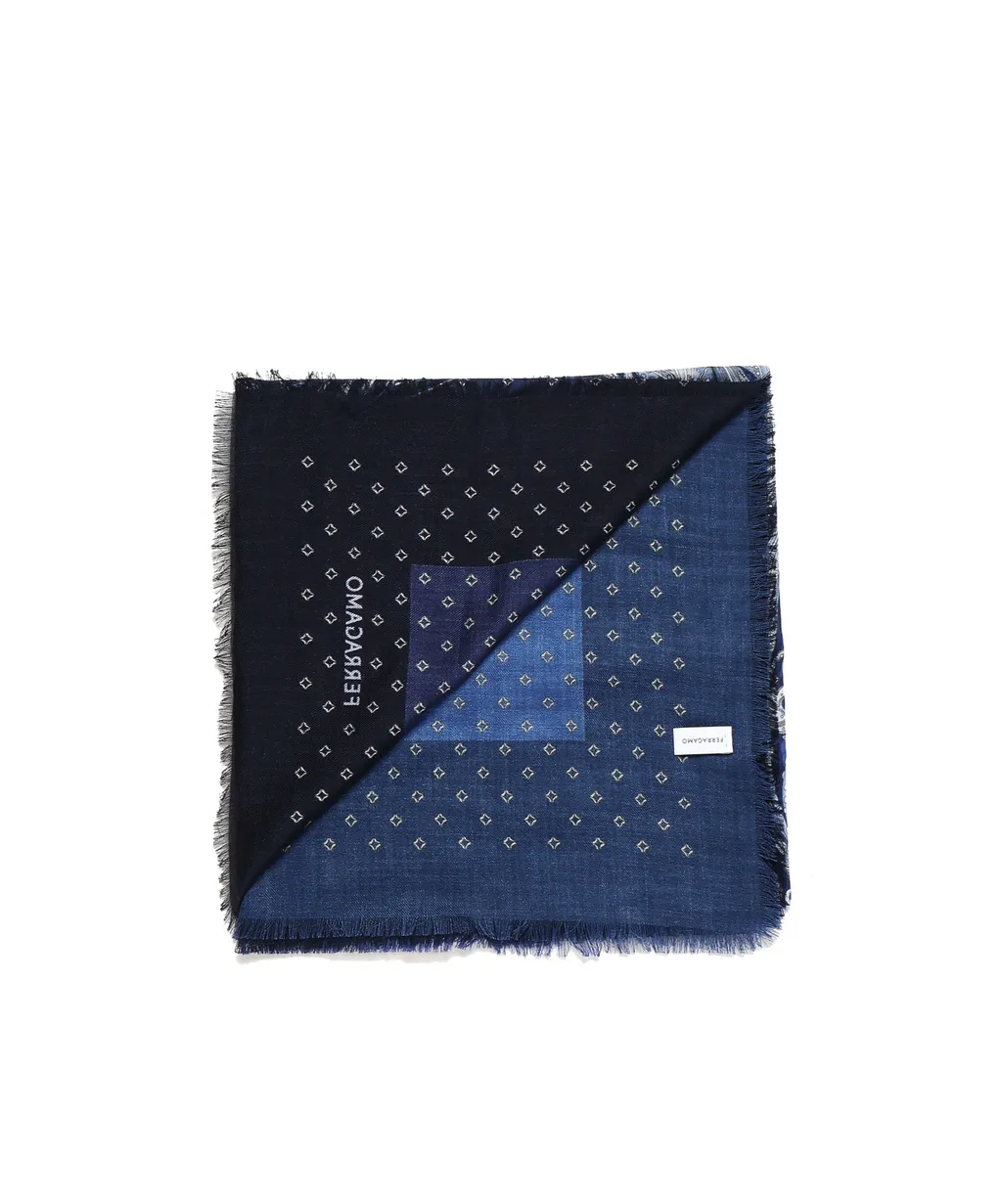 Geometric-Print Scarf