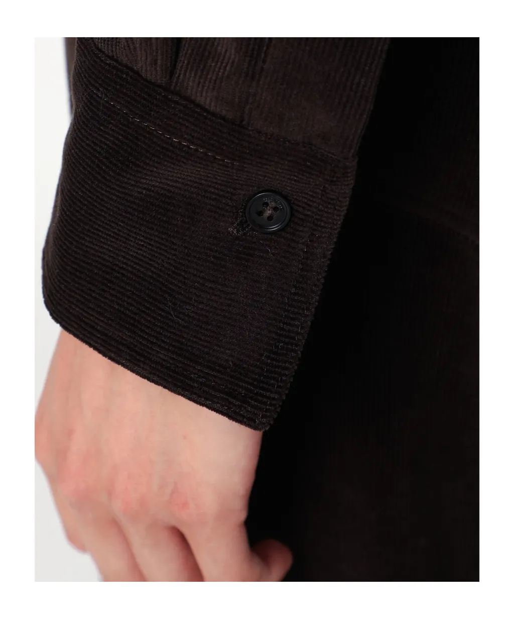 Ribbed Velvet Shirt