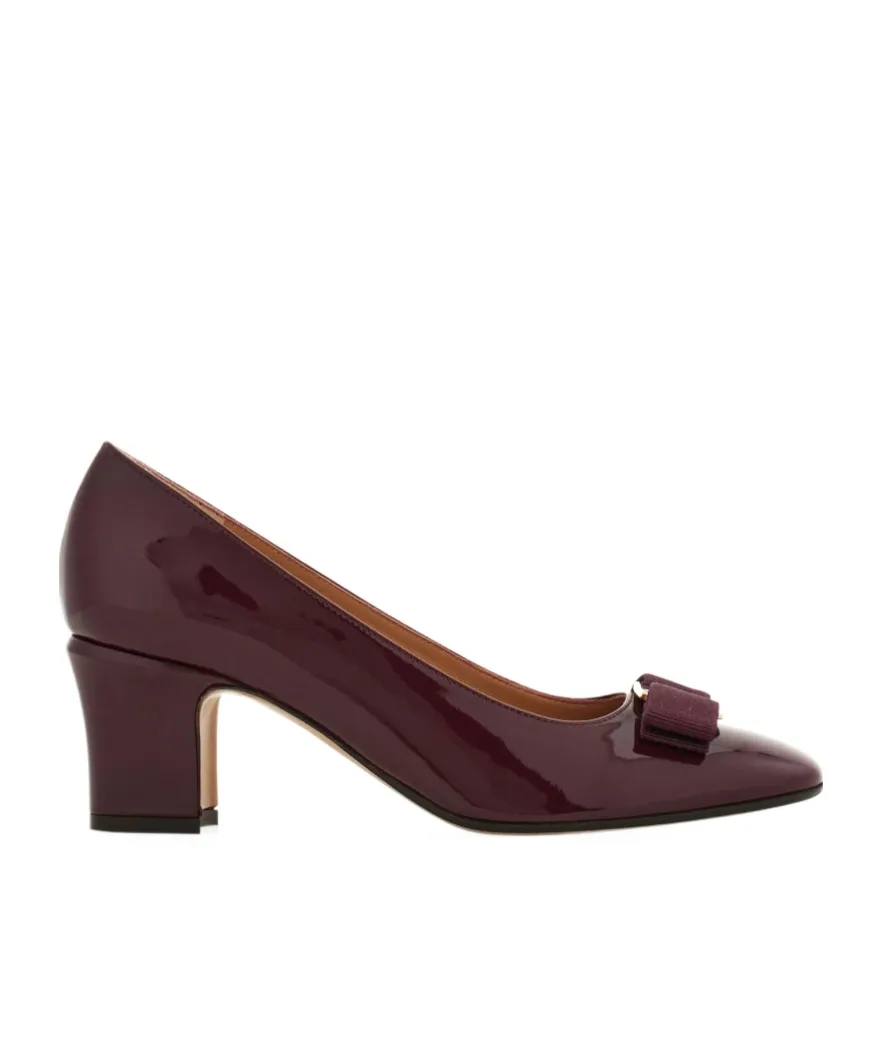 Vara Bow Block Heel Pump