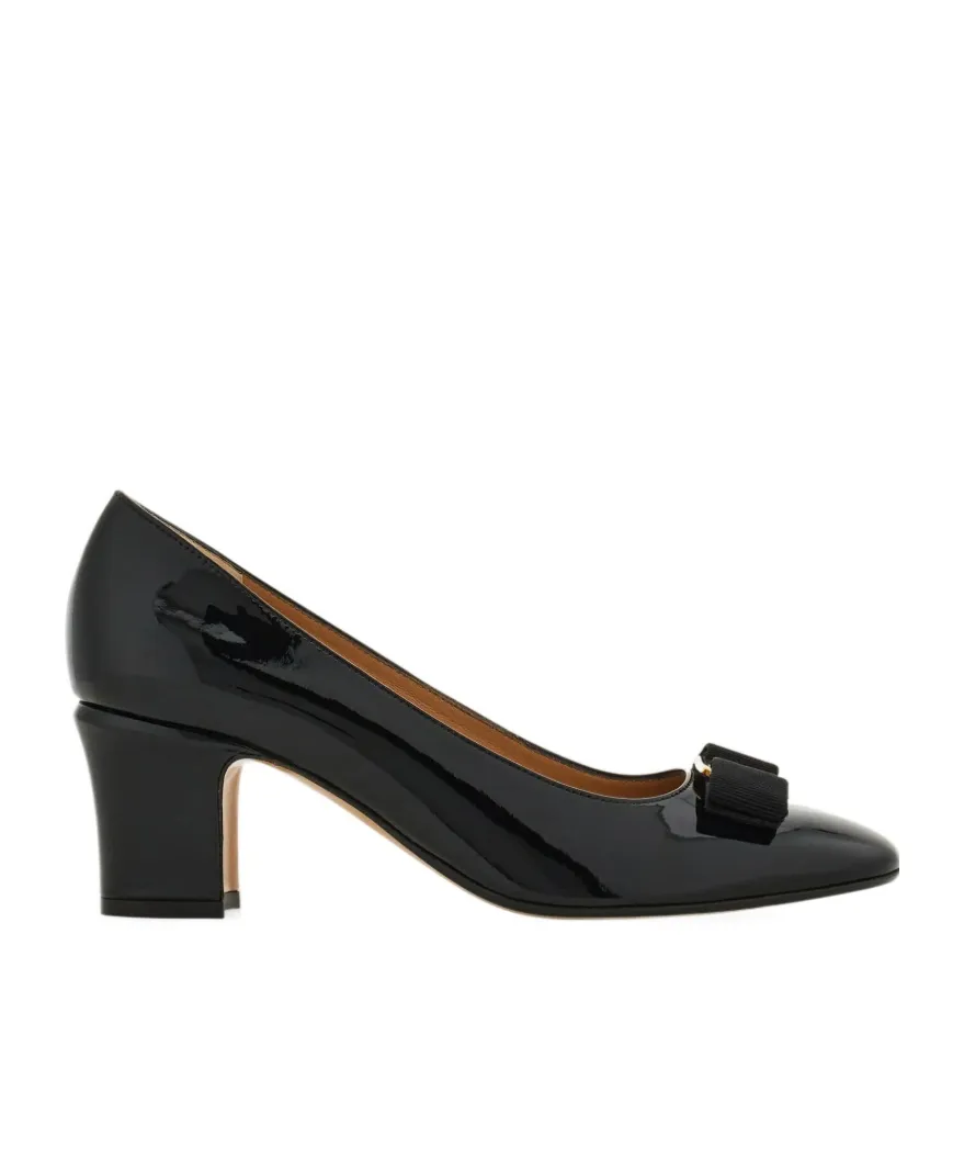 Vara Bow Block Heel Pump