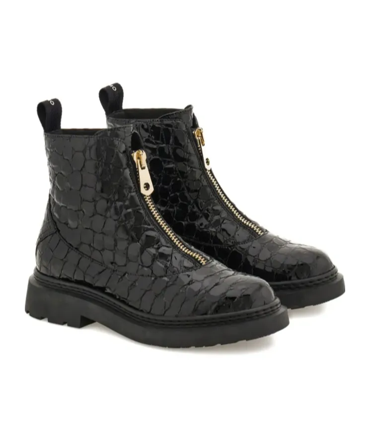 Zippered Ankle Boots