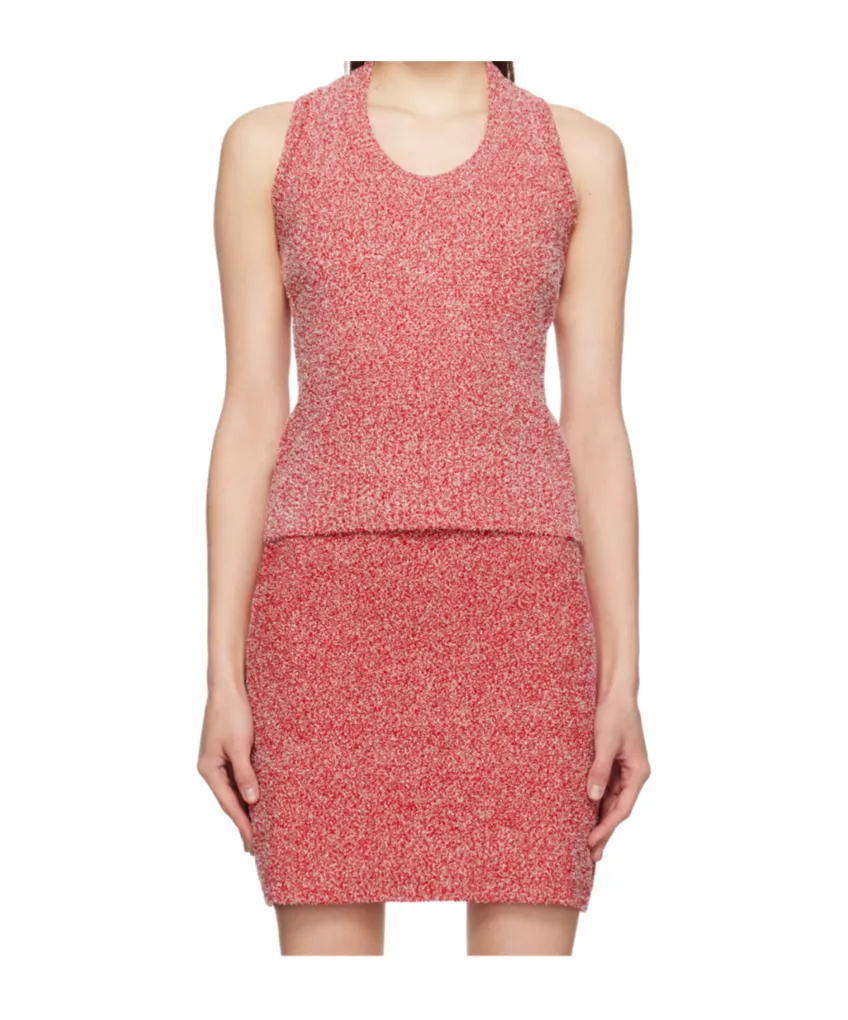 Bouclé V-Neck Tank