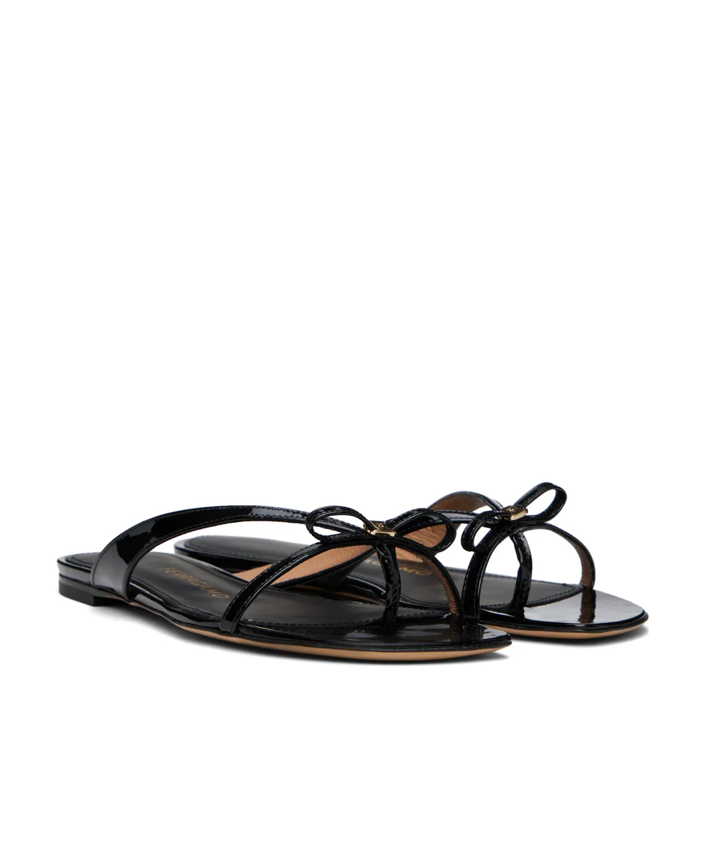 Thin Bow Sandals