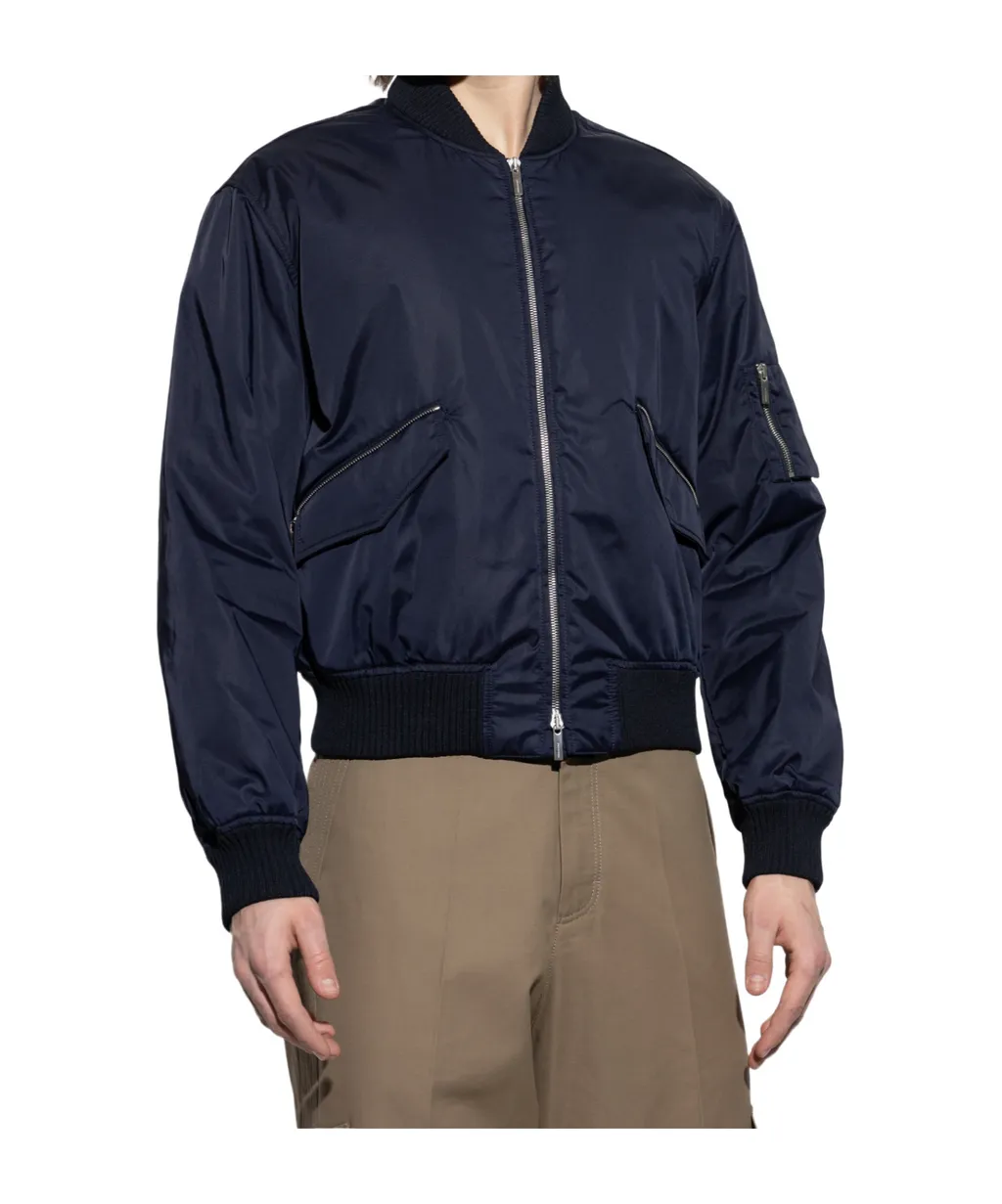 Satin Bomber Jacket