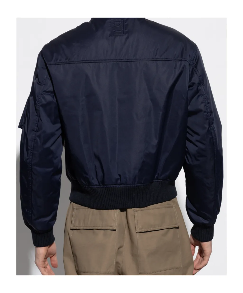 Satin Bomber Jacket