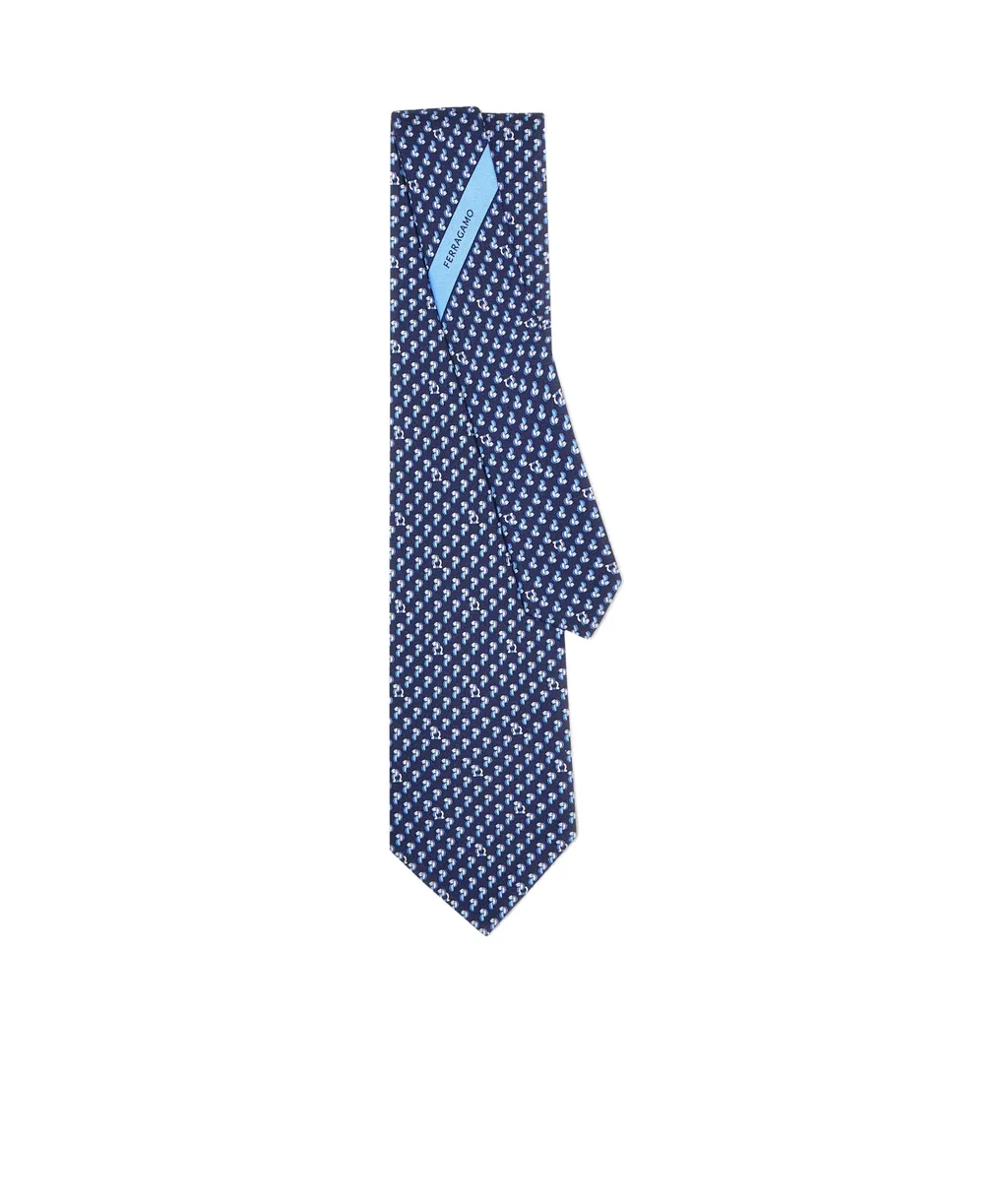 Parrot Printed Tie