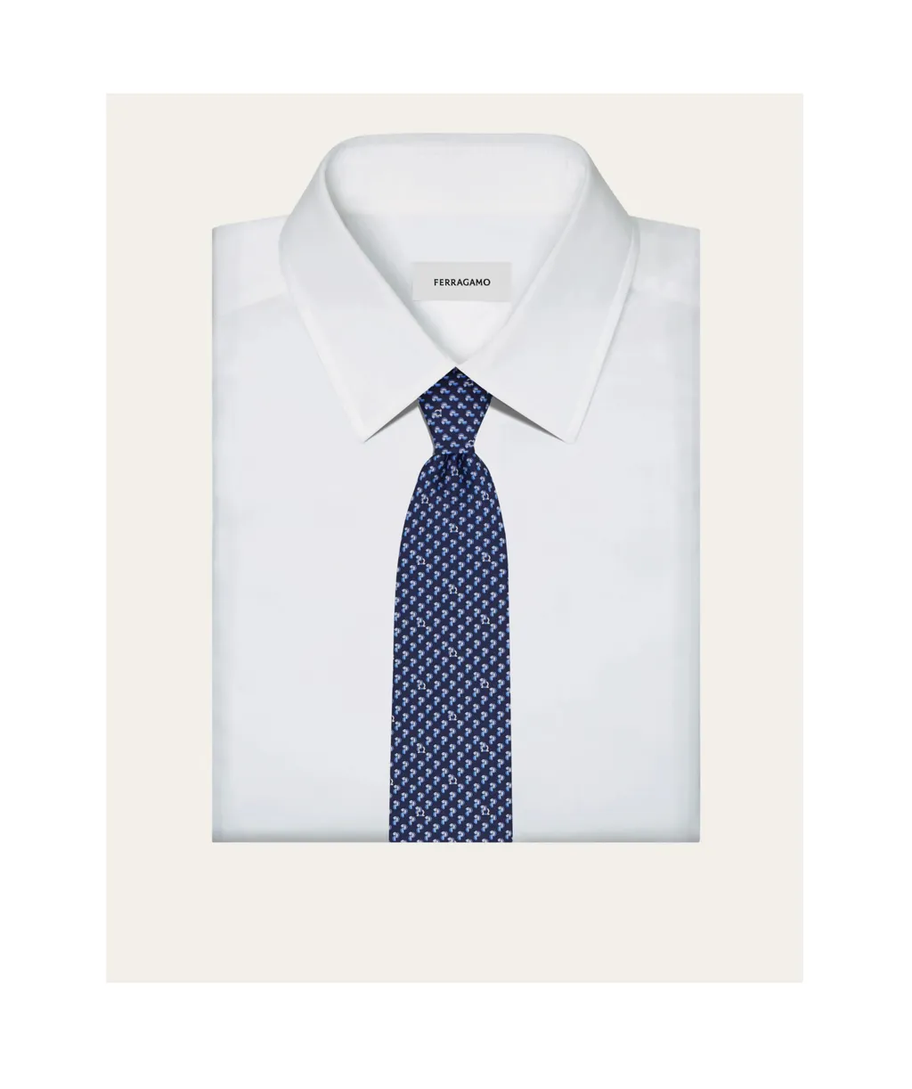 Parrot Printed Tie