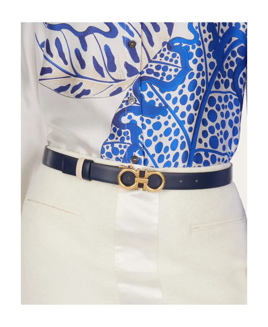 Reversible Logo Plaque Buckle Belt