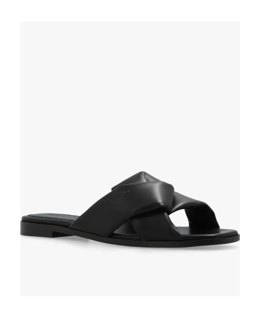 Knot Detailed Slip-On Sandals