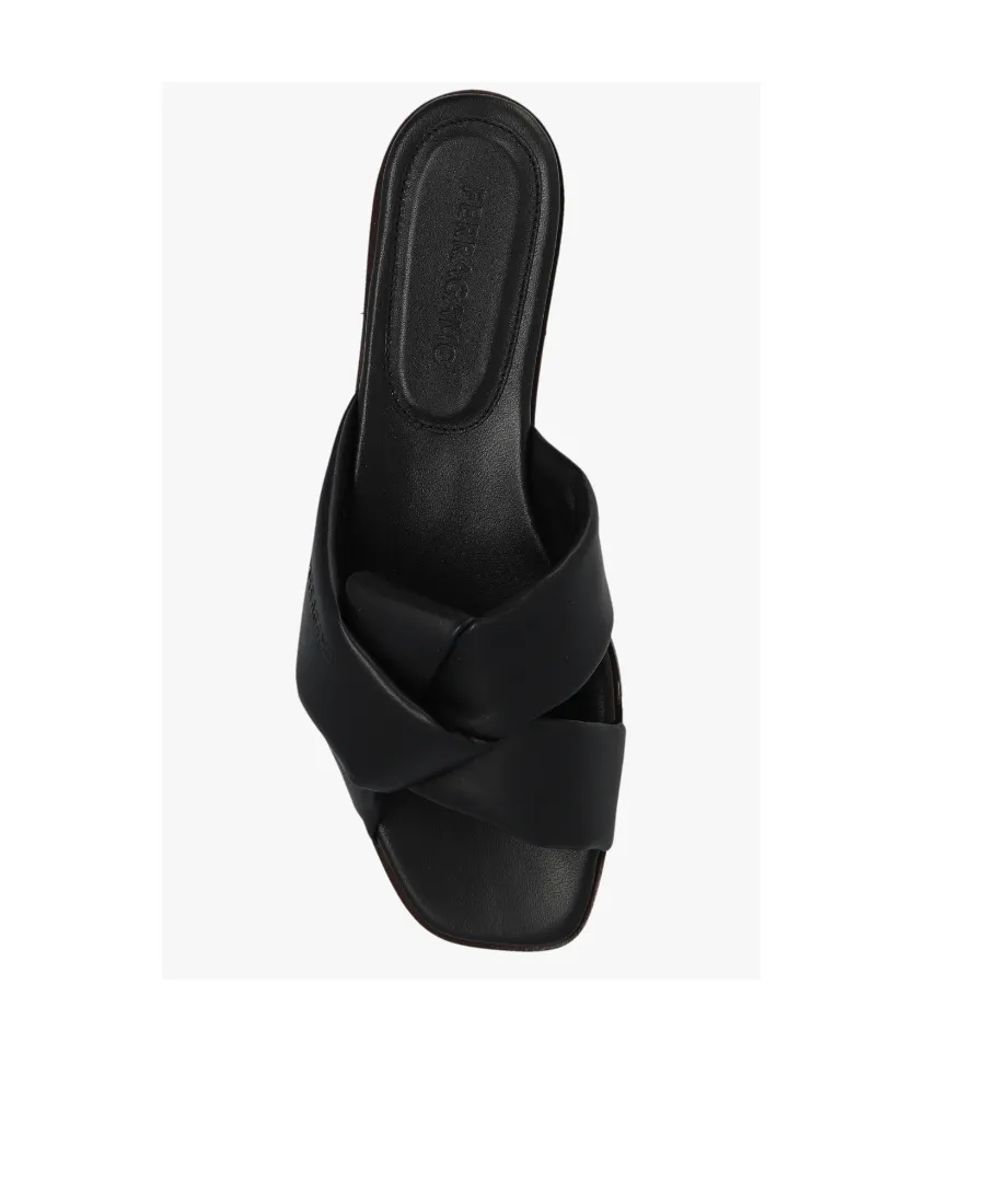 Knot Detailed Slip-On Sandals