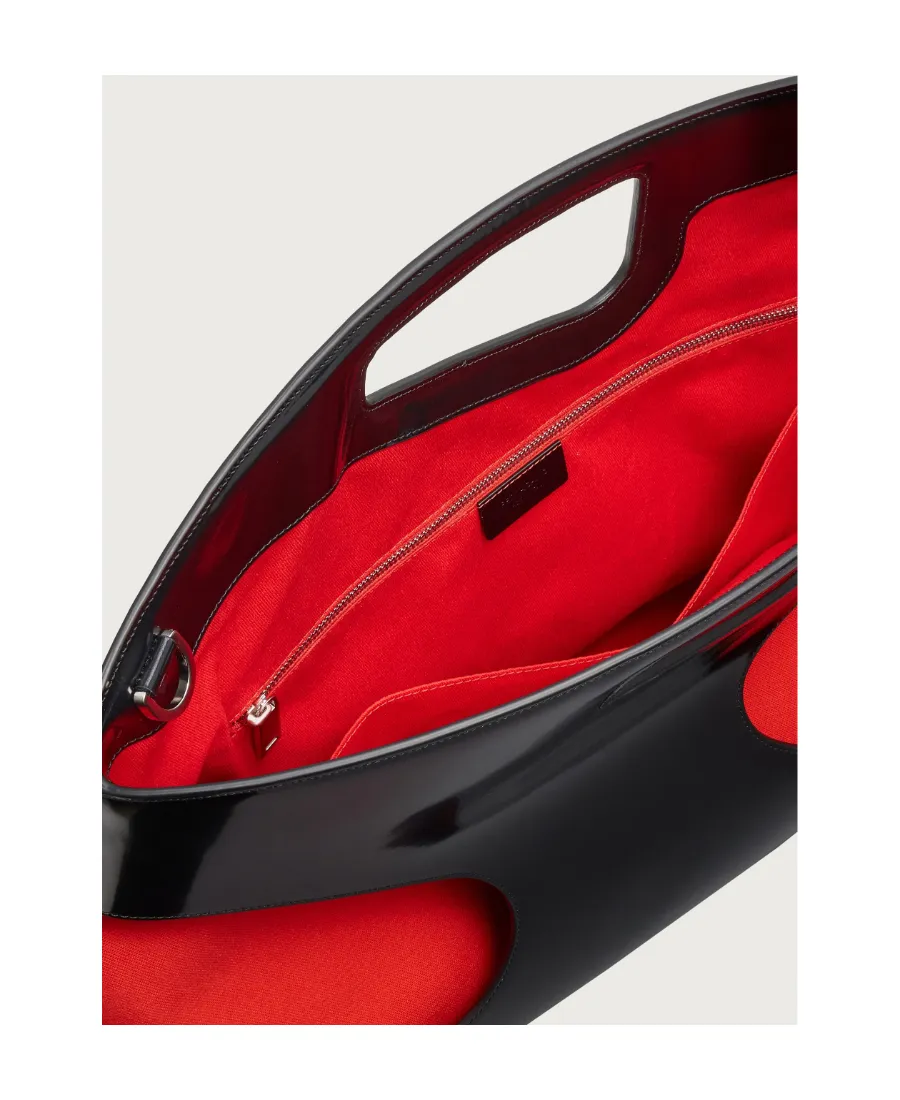 Hollowed-Out Detail Shoulder Bag