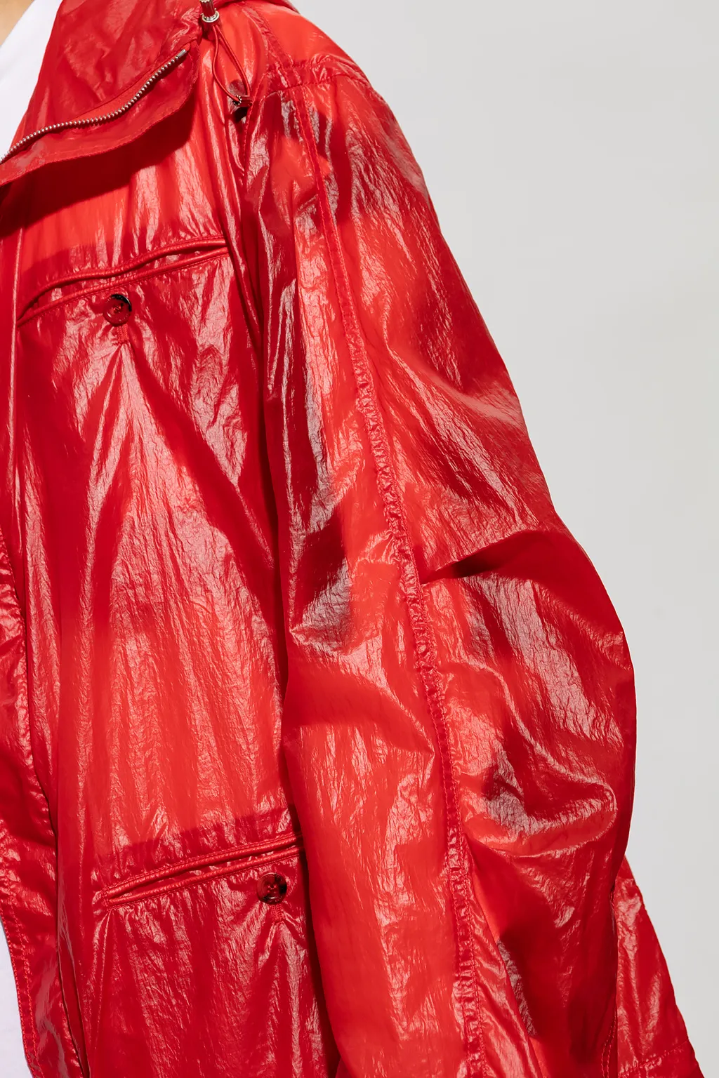 Hooded Drawstring Jacket