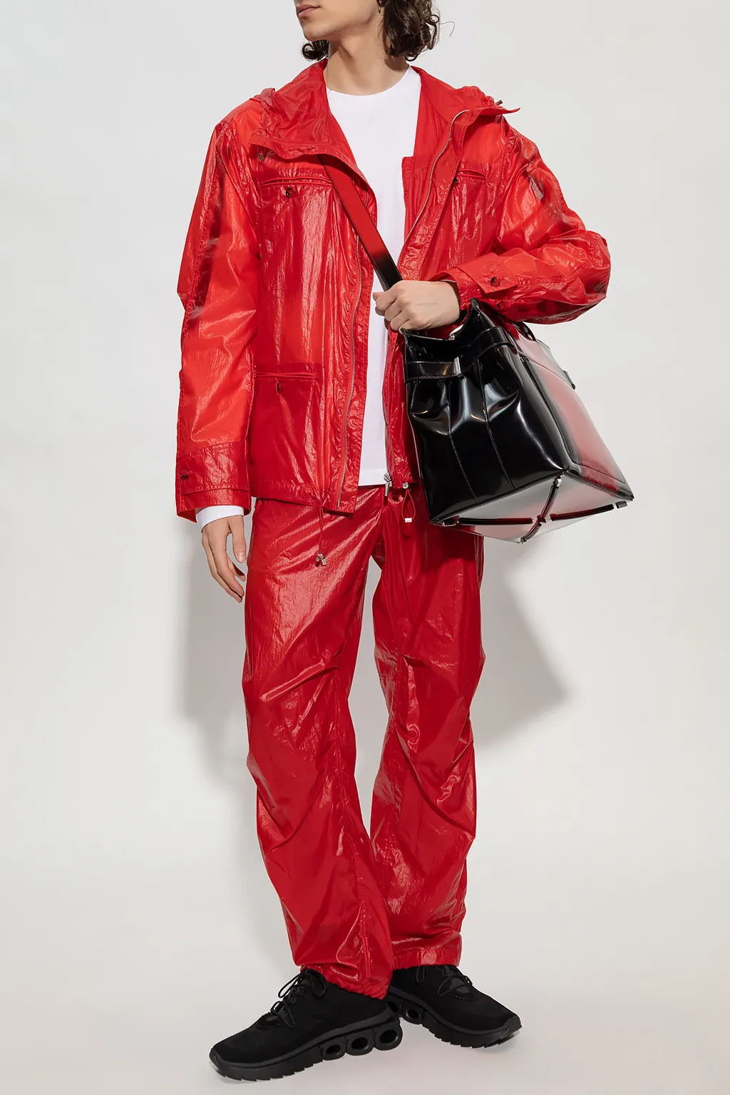 Hooded Drawstring Jacket